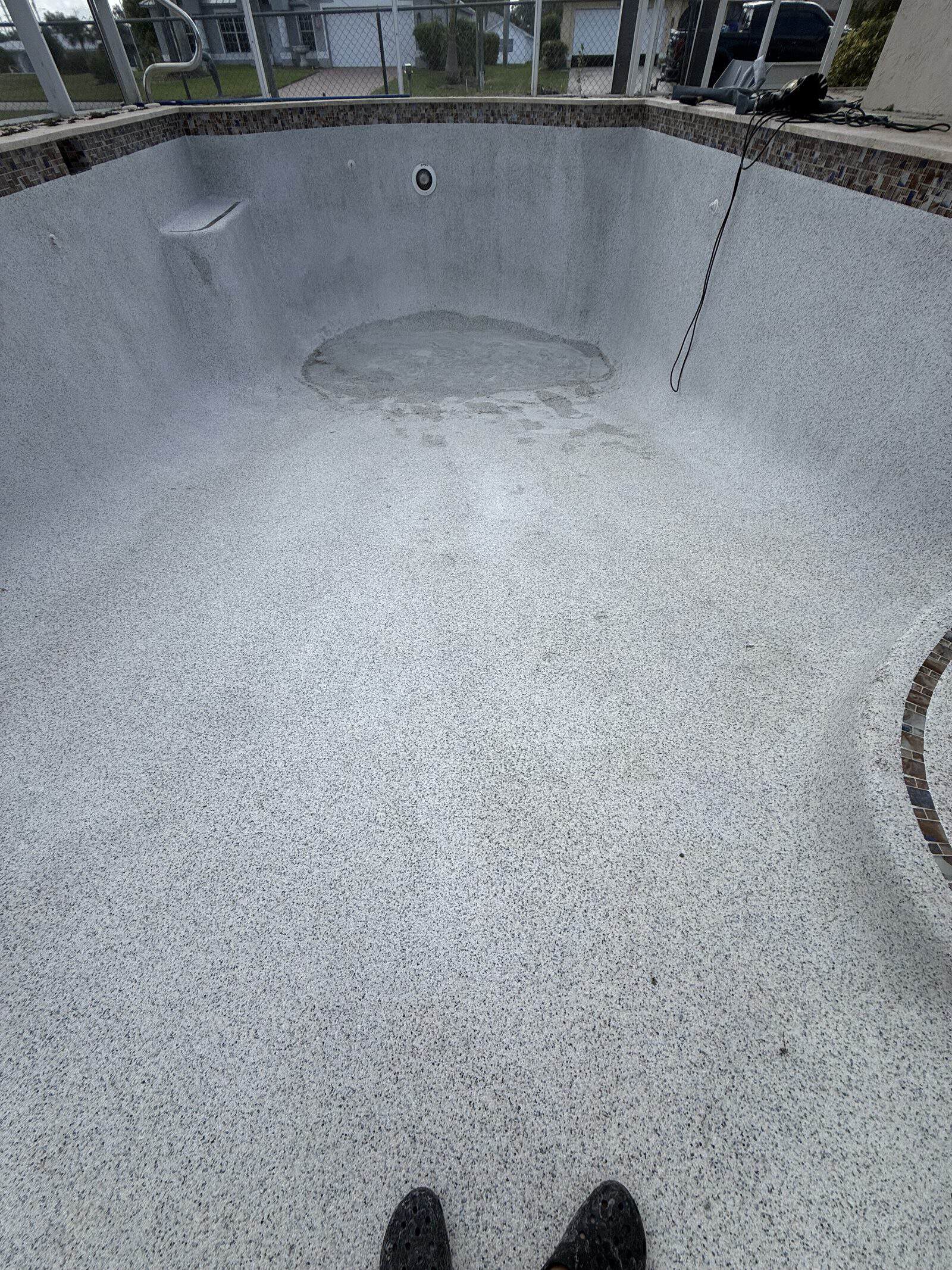 Floor reaching its true light color